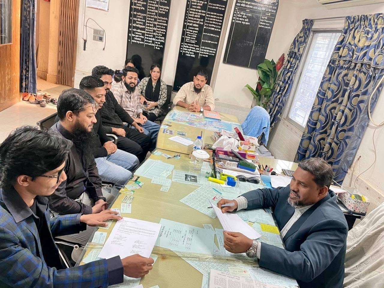 Millat High School Alumni Association committee meeting